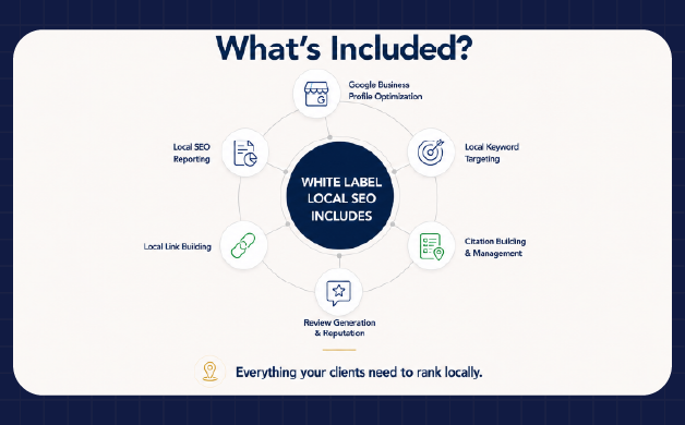 White label local SEO services included